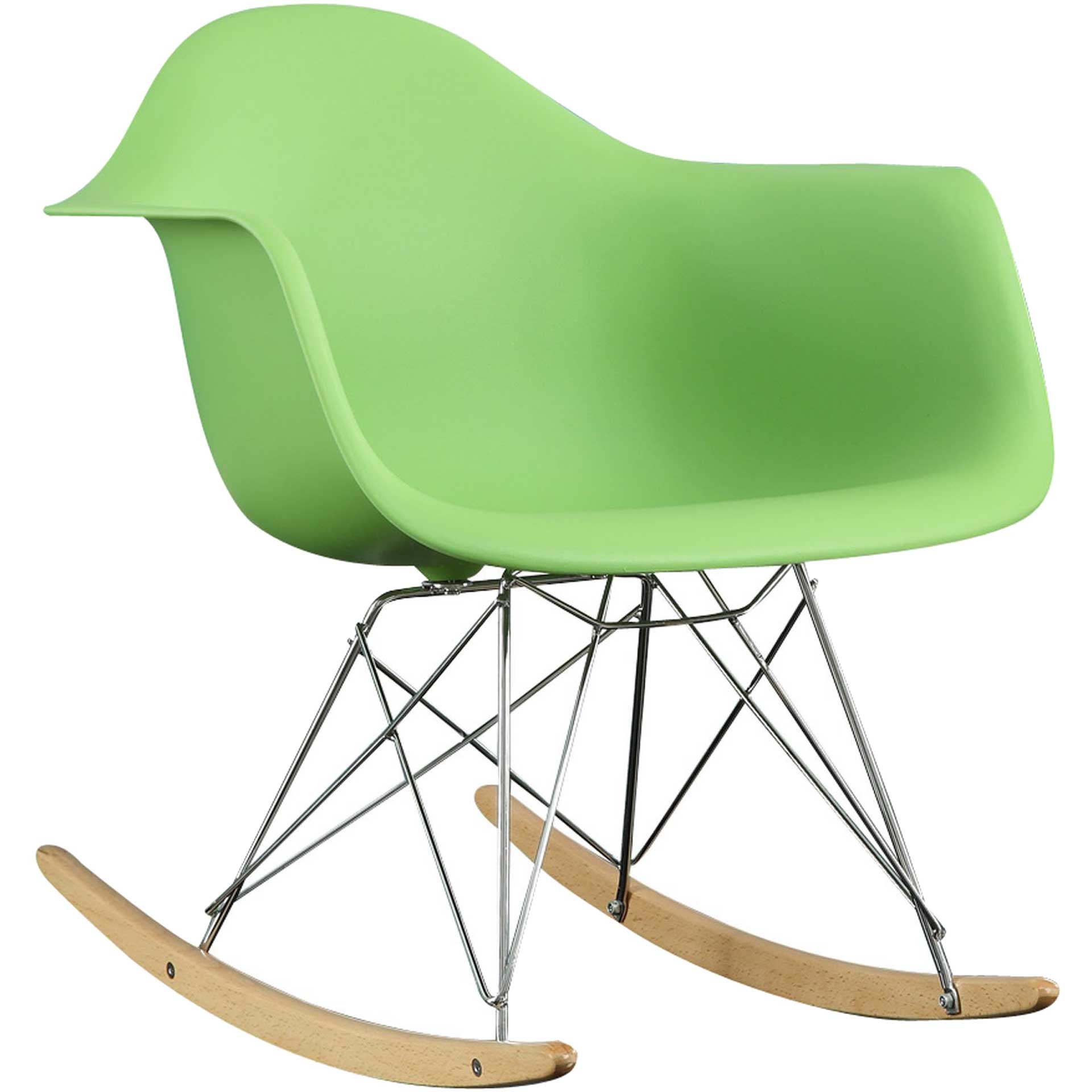Rocking Lounge Chair Green