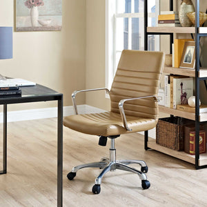 Fisher Mid Back Office Chair Tan