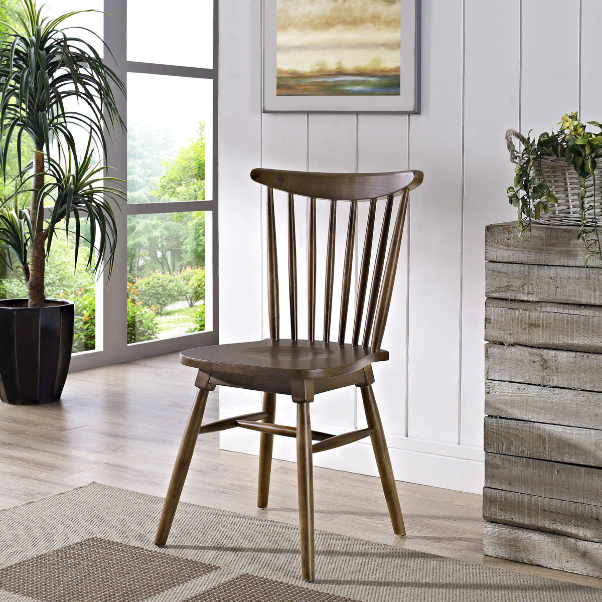 Arise Dining Side Chair Walnut