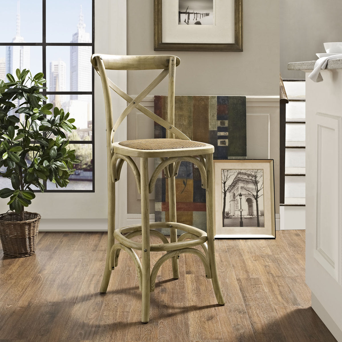 Gentry Bar Stool Natural