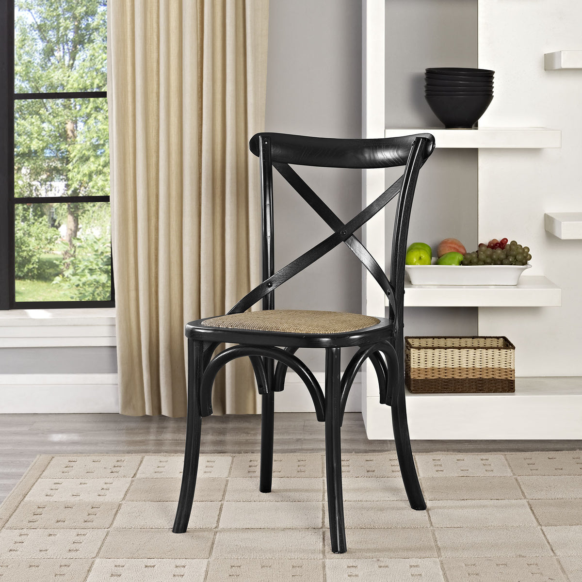 Gentry Dining Side Chair Black