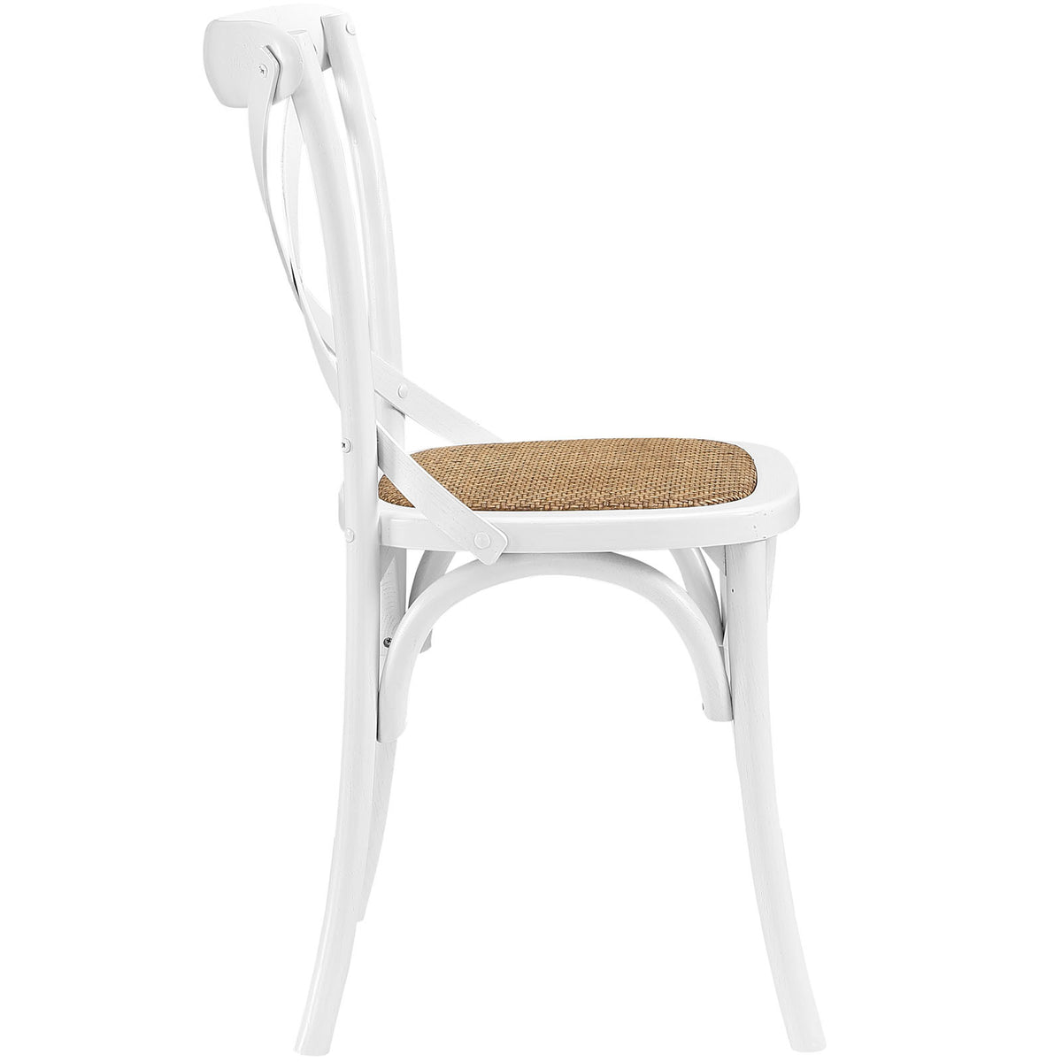 Gentry Dining Side Chair White