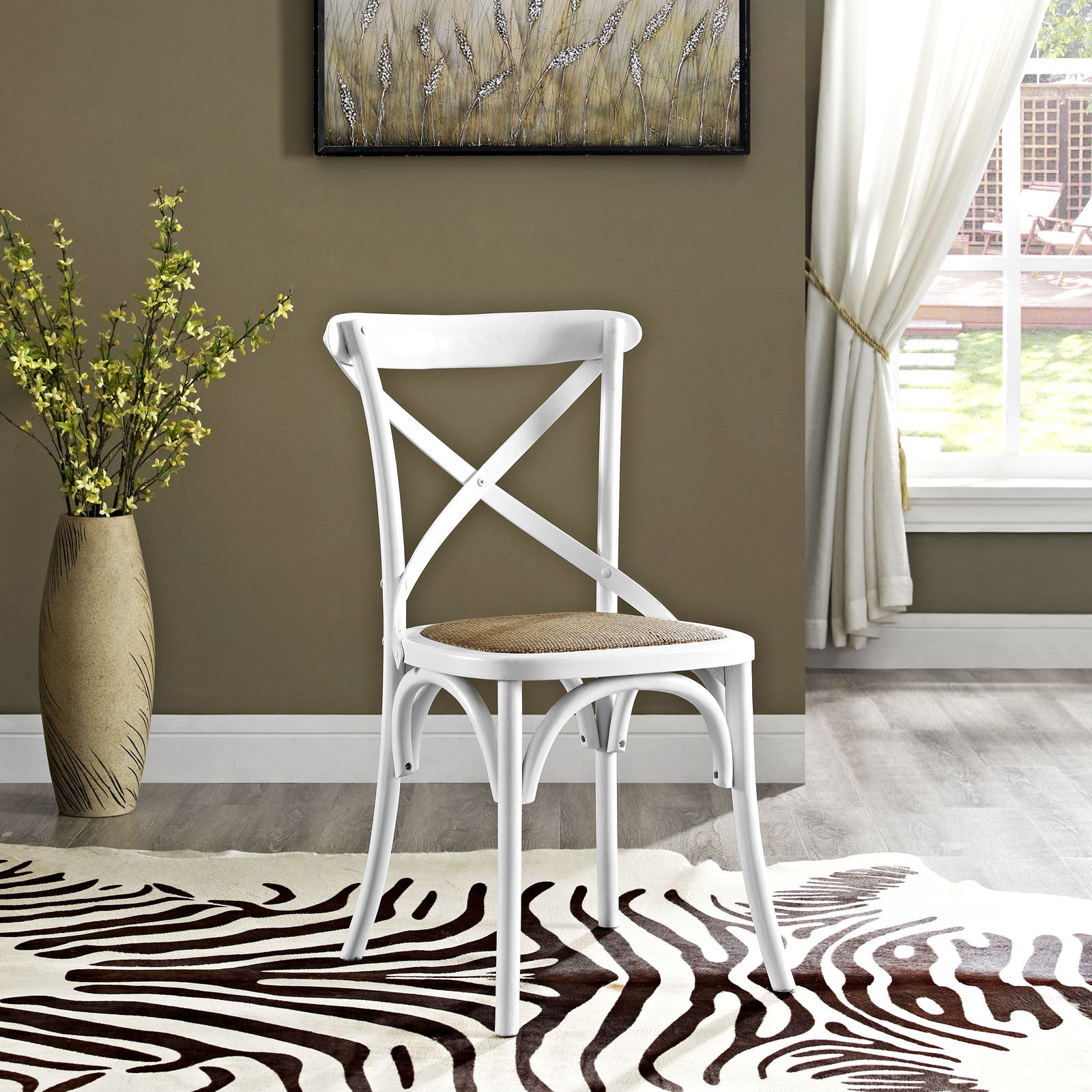 Gentry Dining Side Chair White