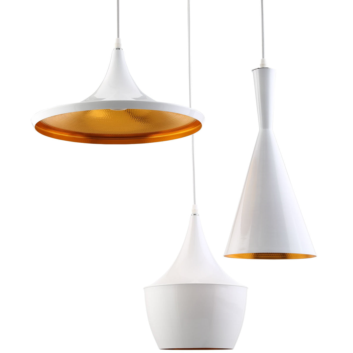 Modern Aluminum Ceiling Fixture White