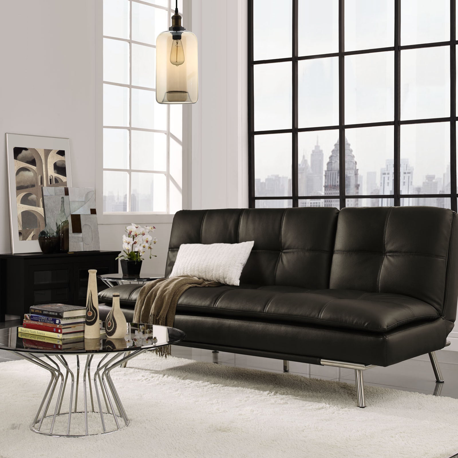 Inception Chandelier Black