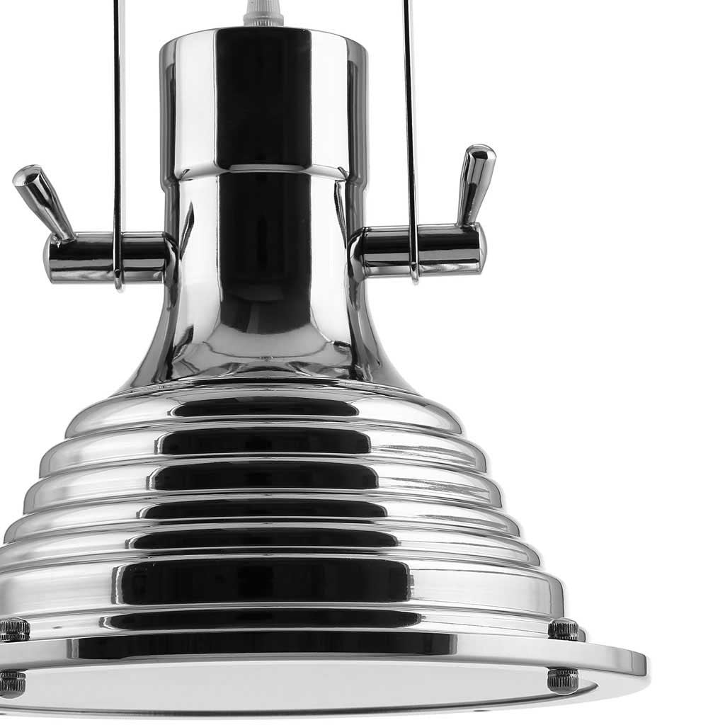 Beacon Stainless Steel Ceiling Fixture Silver