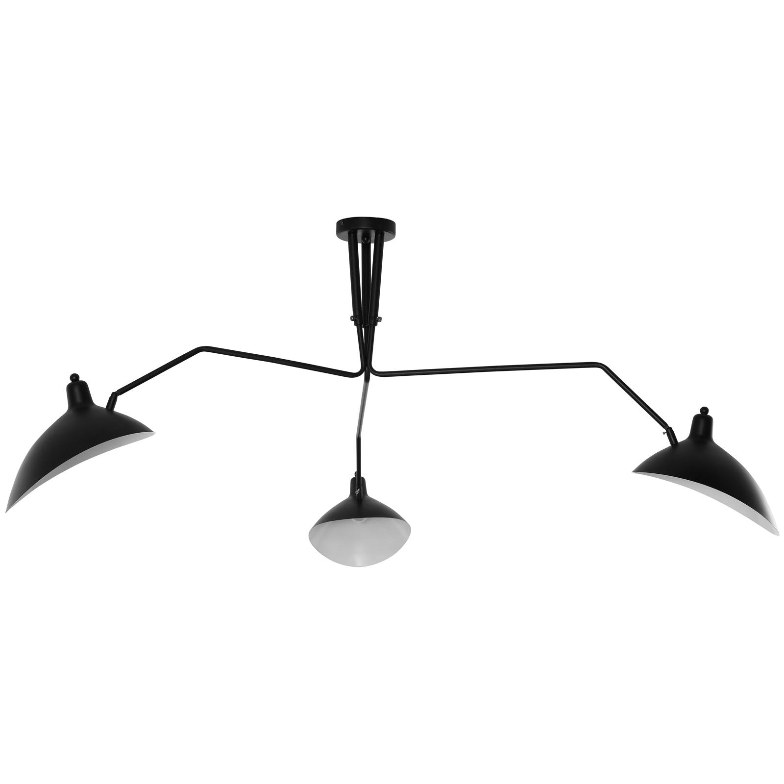 Virtue Ceiling Fixture Black