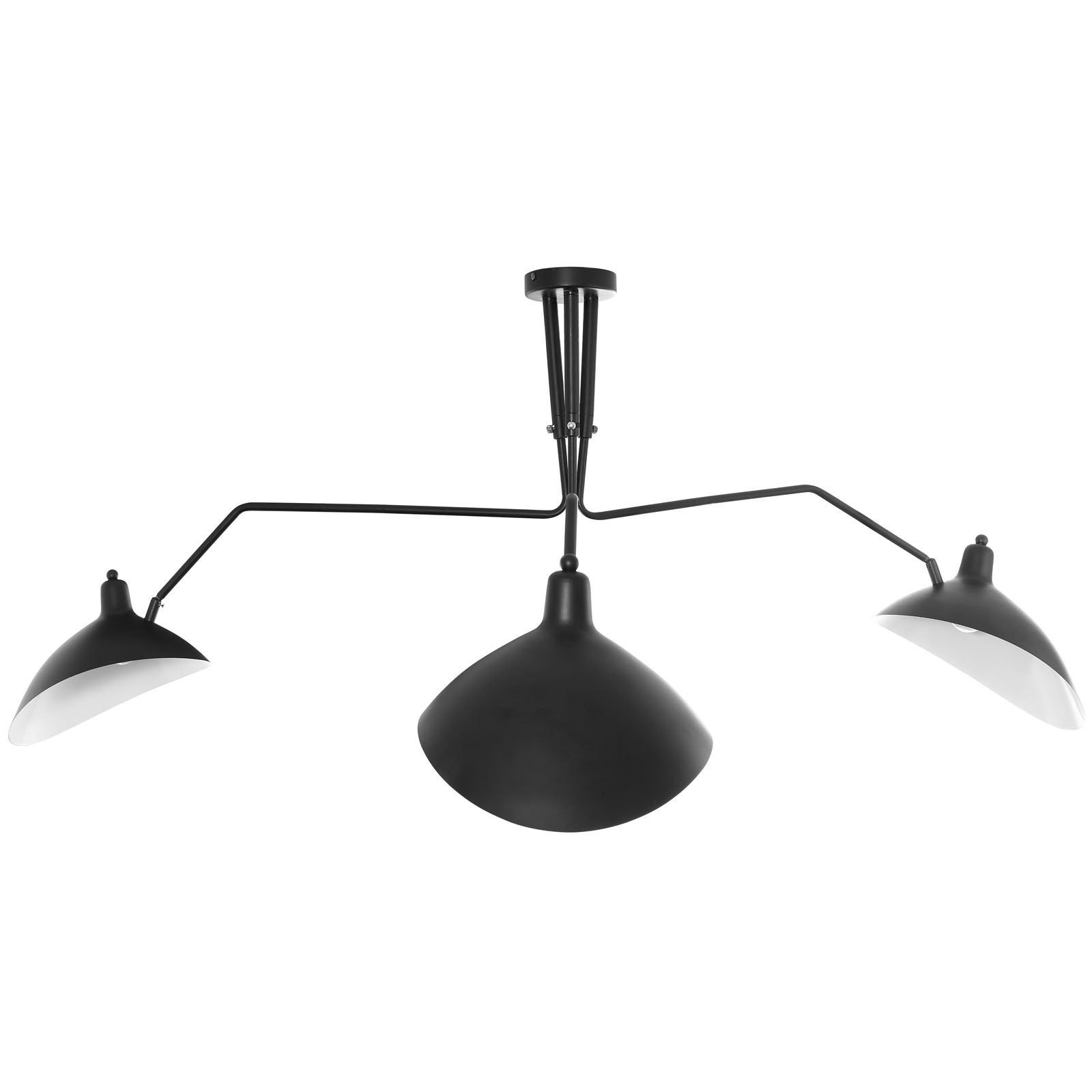 Virtue Ceiling Fixture Black