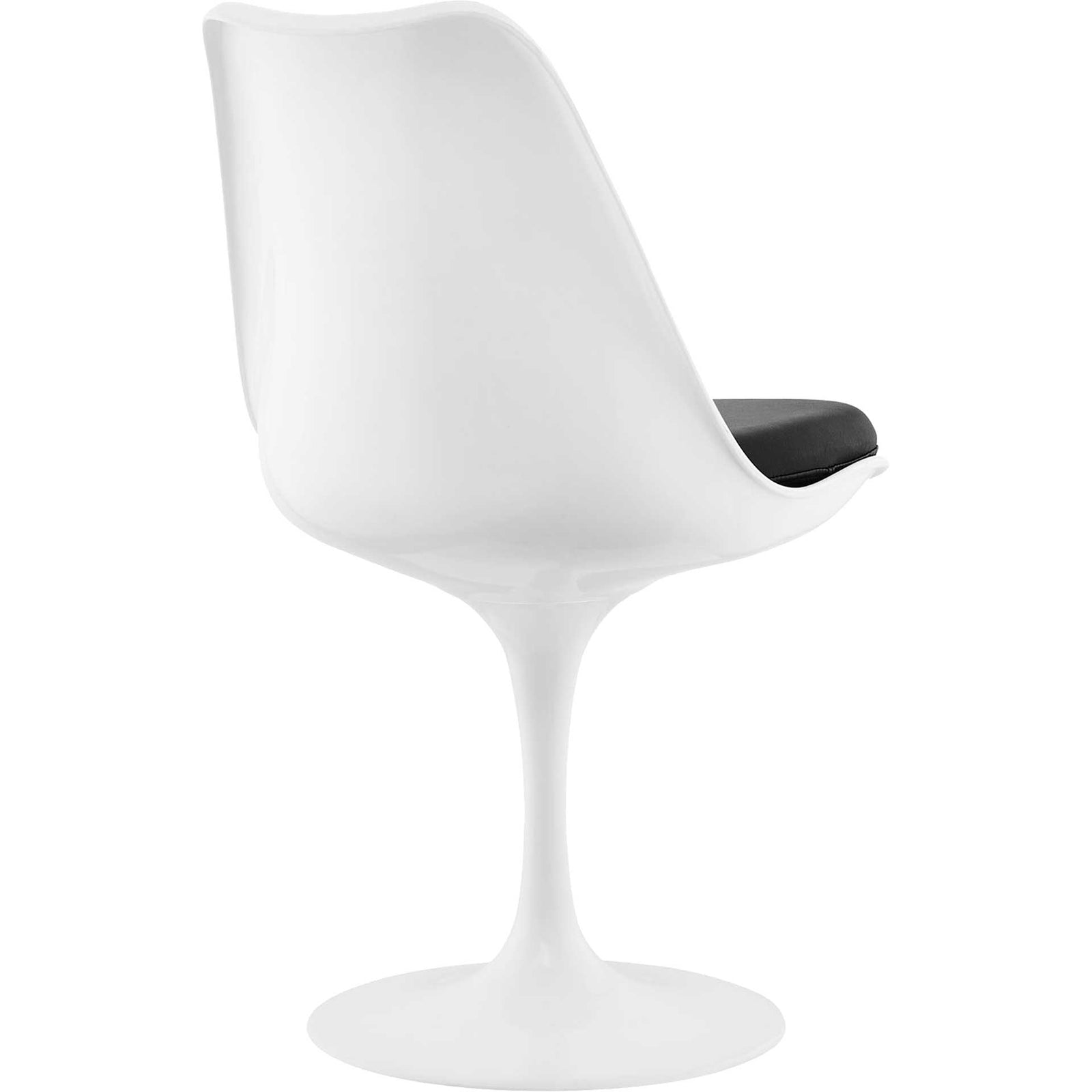 Lore Dining Vinyl Side Chair Black
