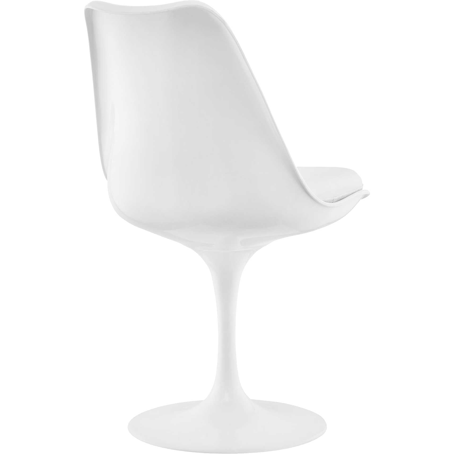 Lore Dining Vinyl Side Chair White