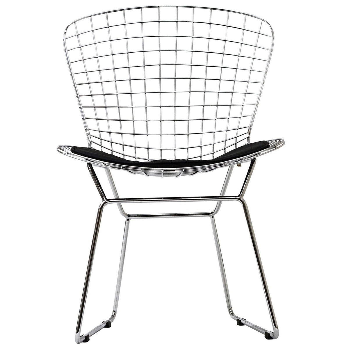 Cross Side Chair Black