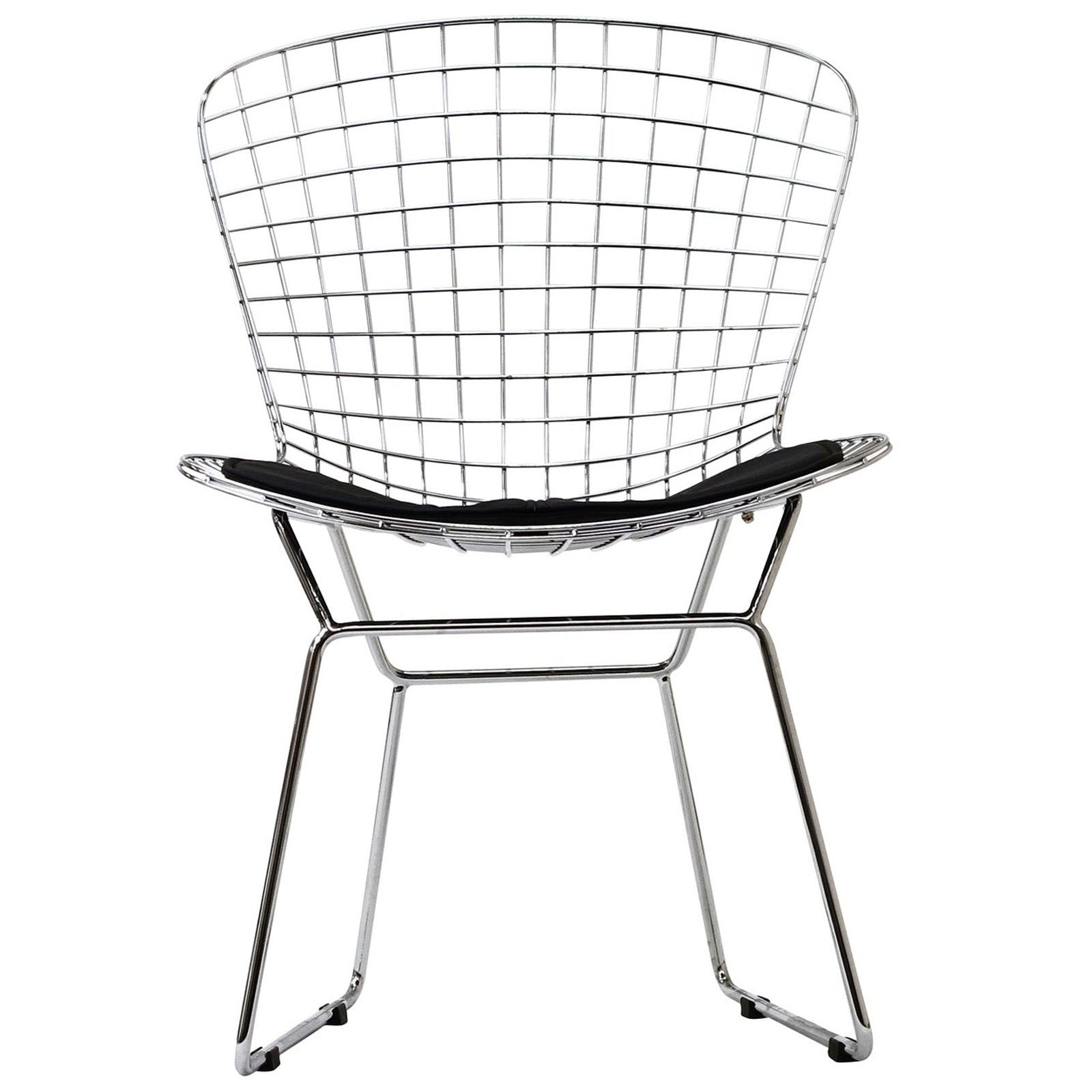 Cross Side Chair Black