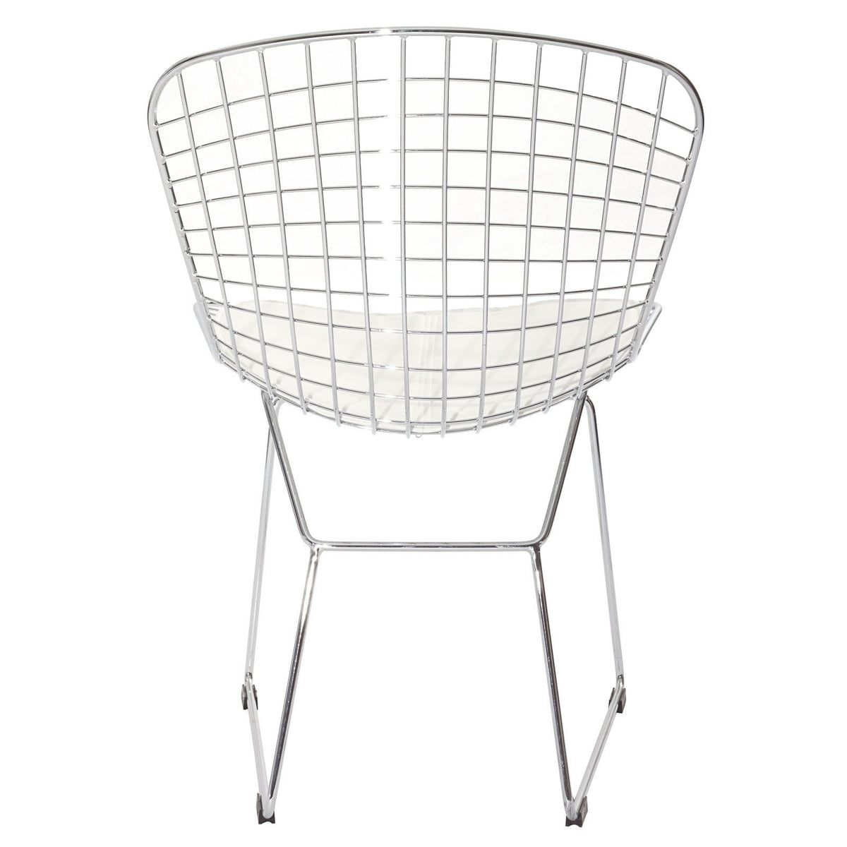 Cross Side Chair White