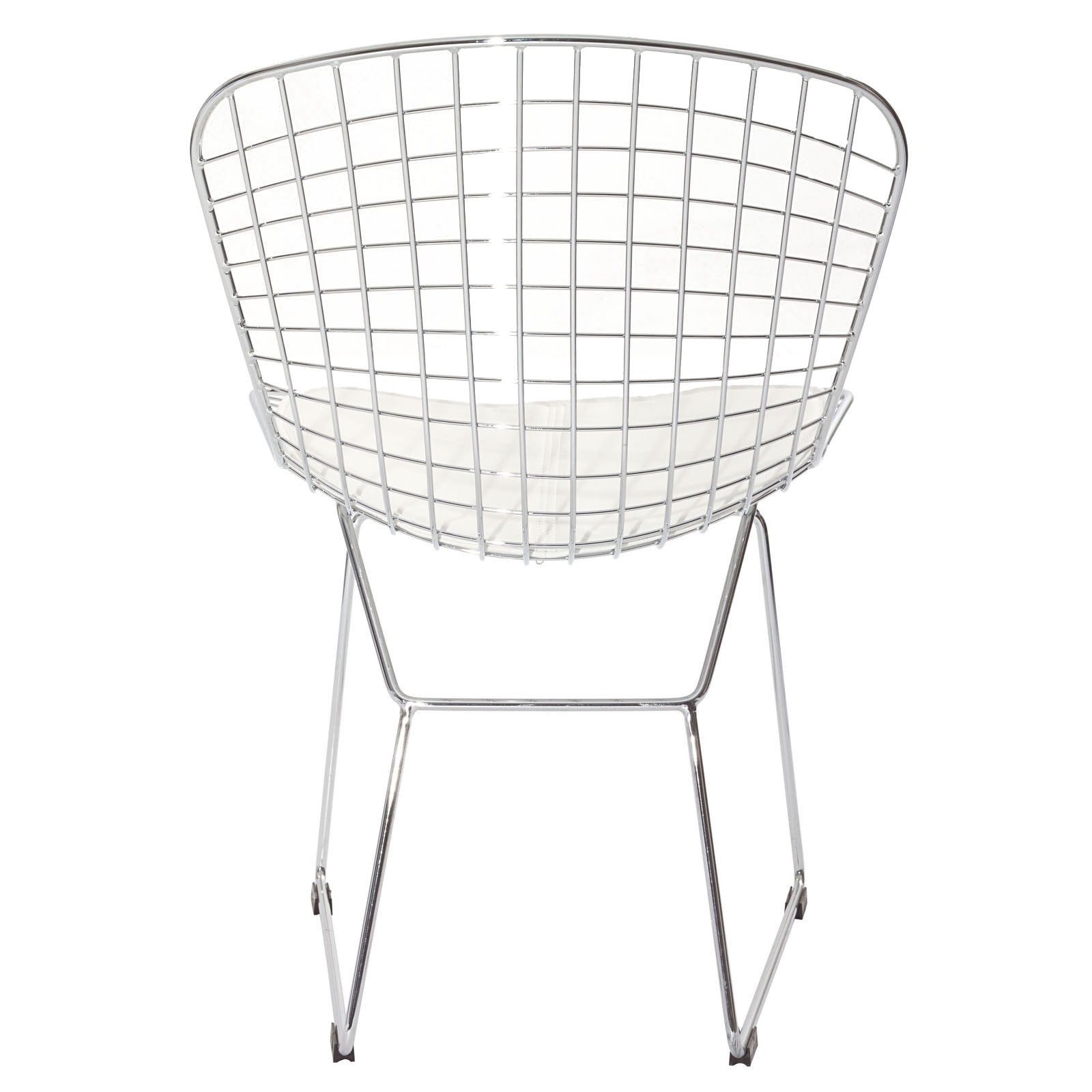 Cross Side Chair White