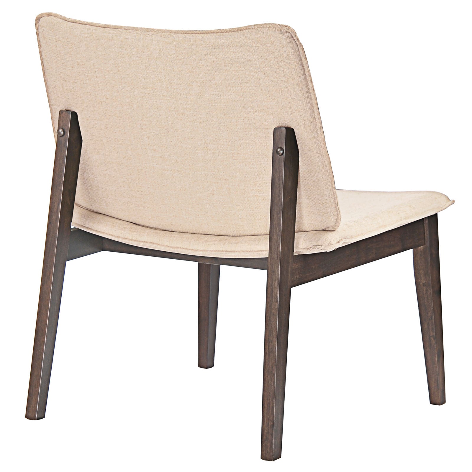 Estee Lounge Chair Walnut Beige