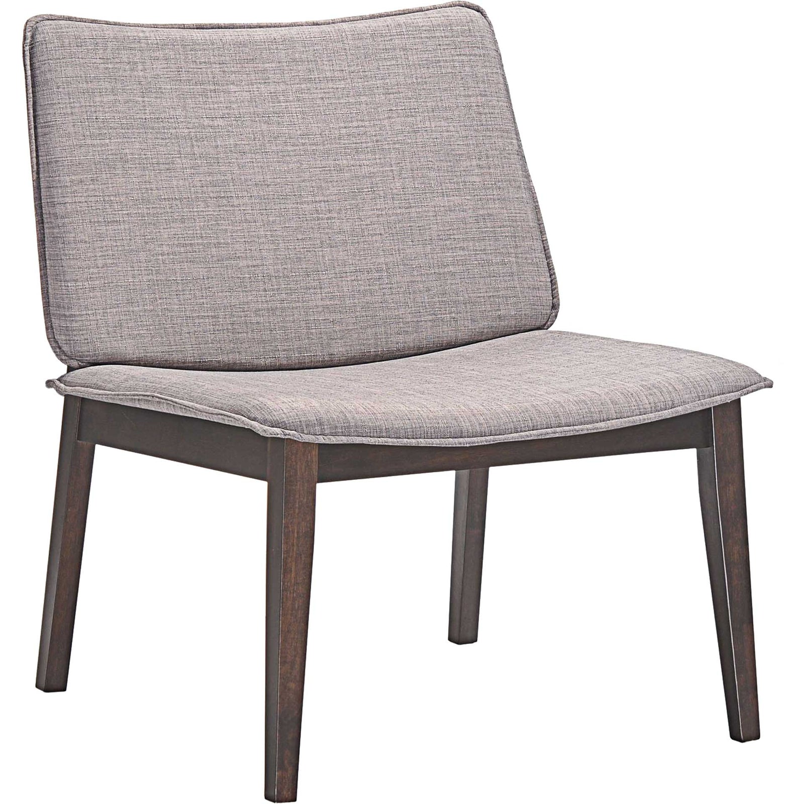 Estee Lounge Chair Walnut Gray