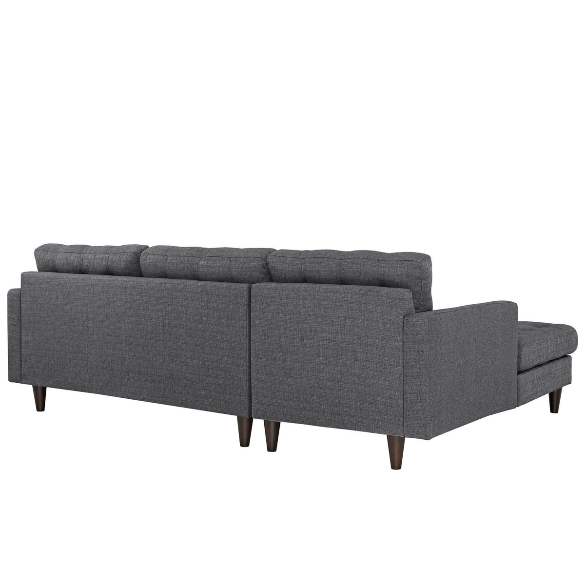 Era Upholstered Sectional Sofa Gray