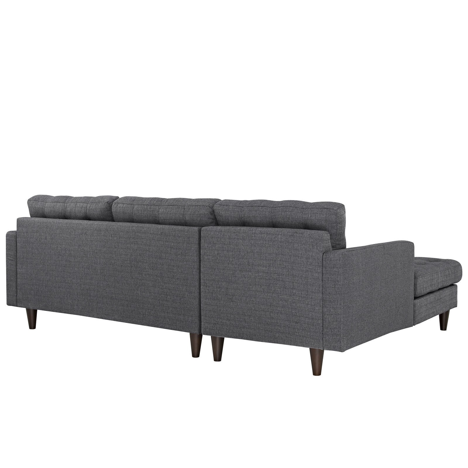 Era Upholstered Sectional Sofa Gray
