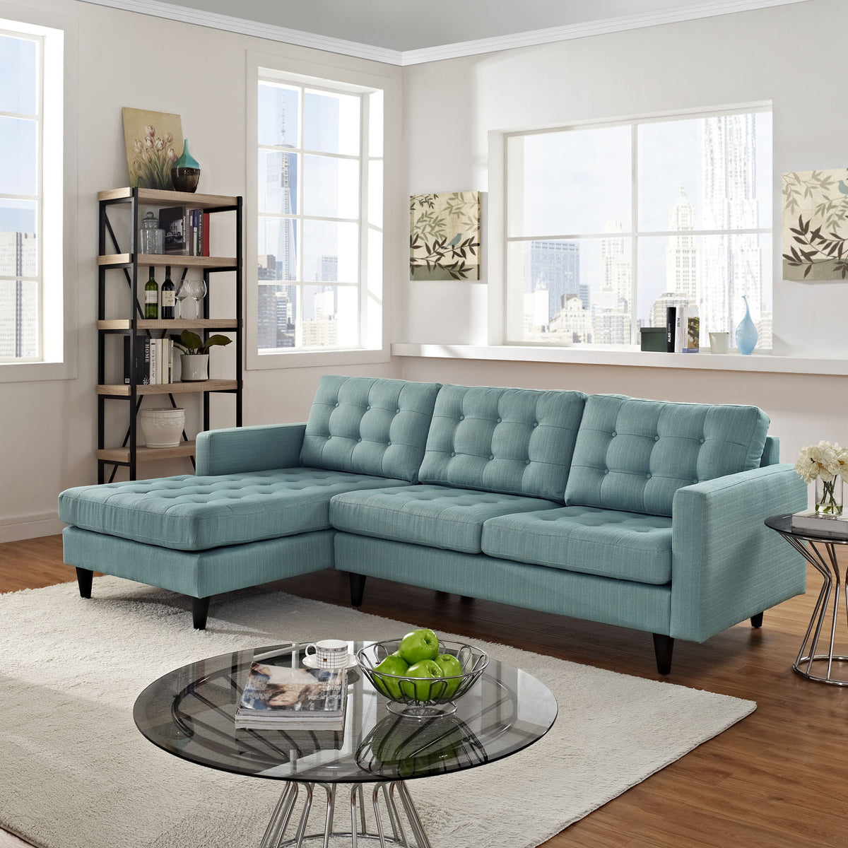 Era Upholstered Sectional Sofa Laguna