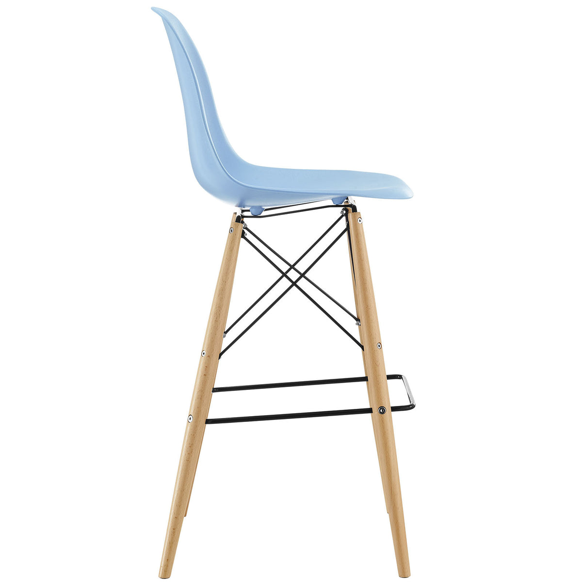 Peace Bar Stool Light Blue