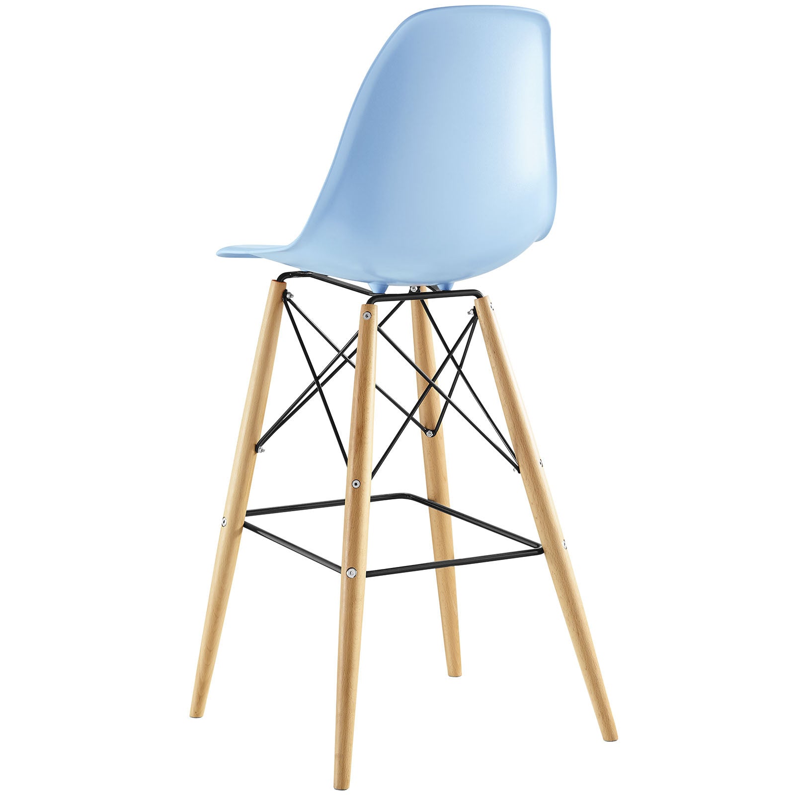 Peace Bar Stool Light Blue