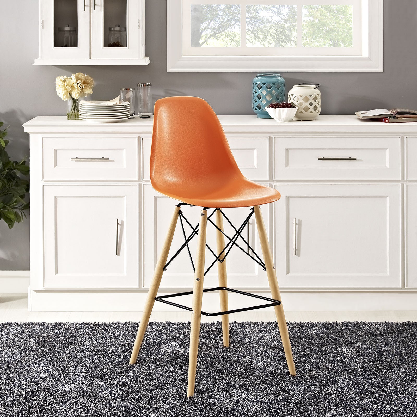 Peace Bar Stool Orange