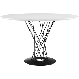 Cycle Stainless Steel Dining Table White