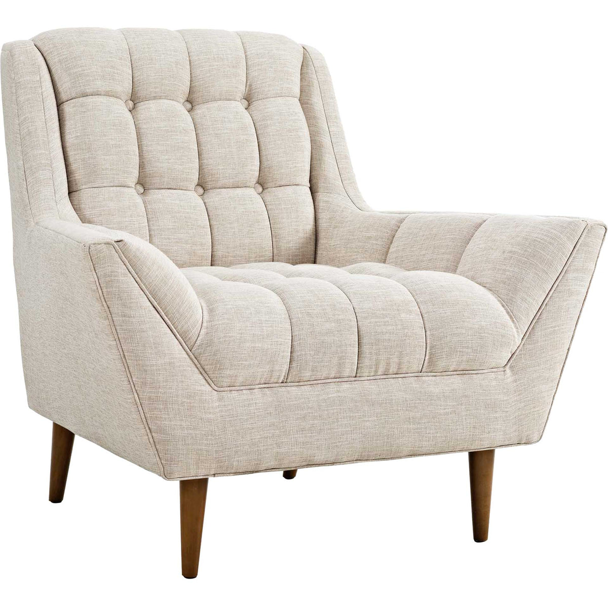 Reborn Fabric Armchair Beige