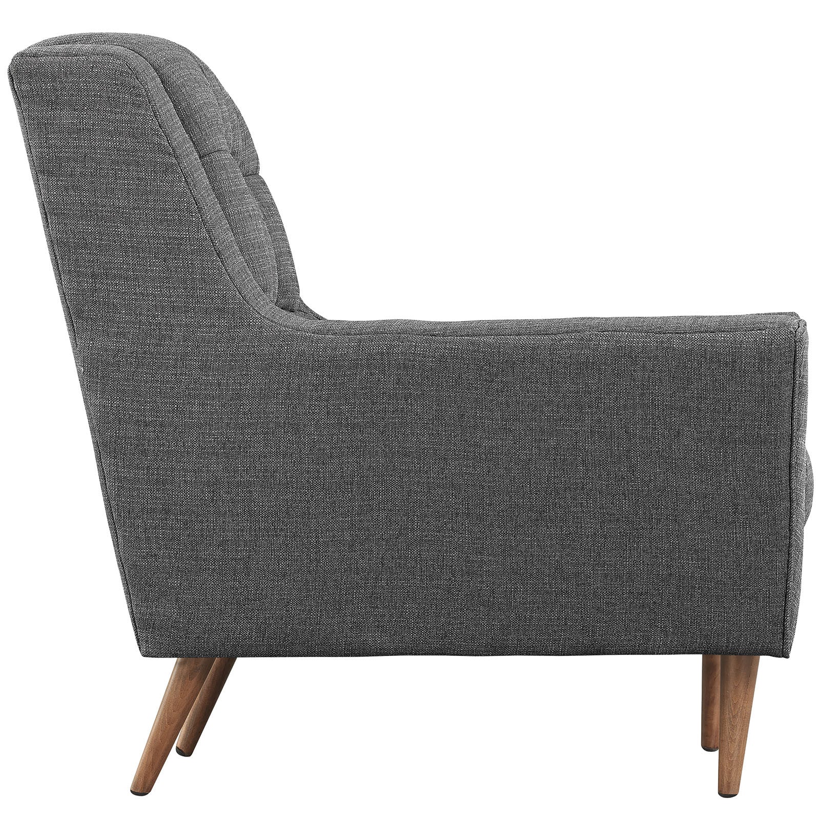 Reborn Fabric Armchair Gray
