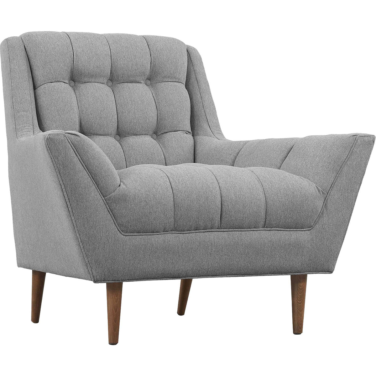 Reborn Fabric Armchair Expectation Gray