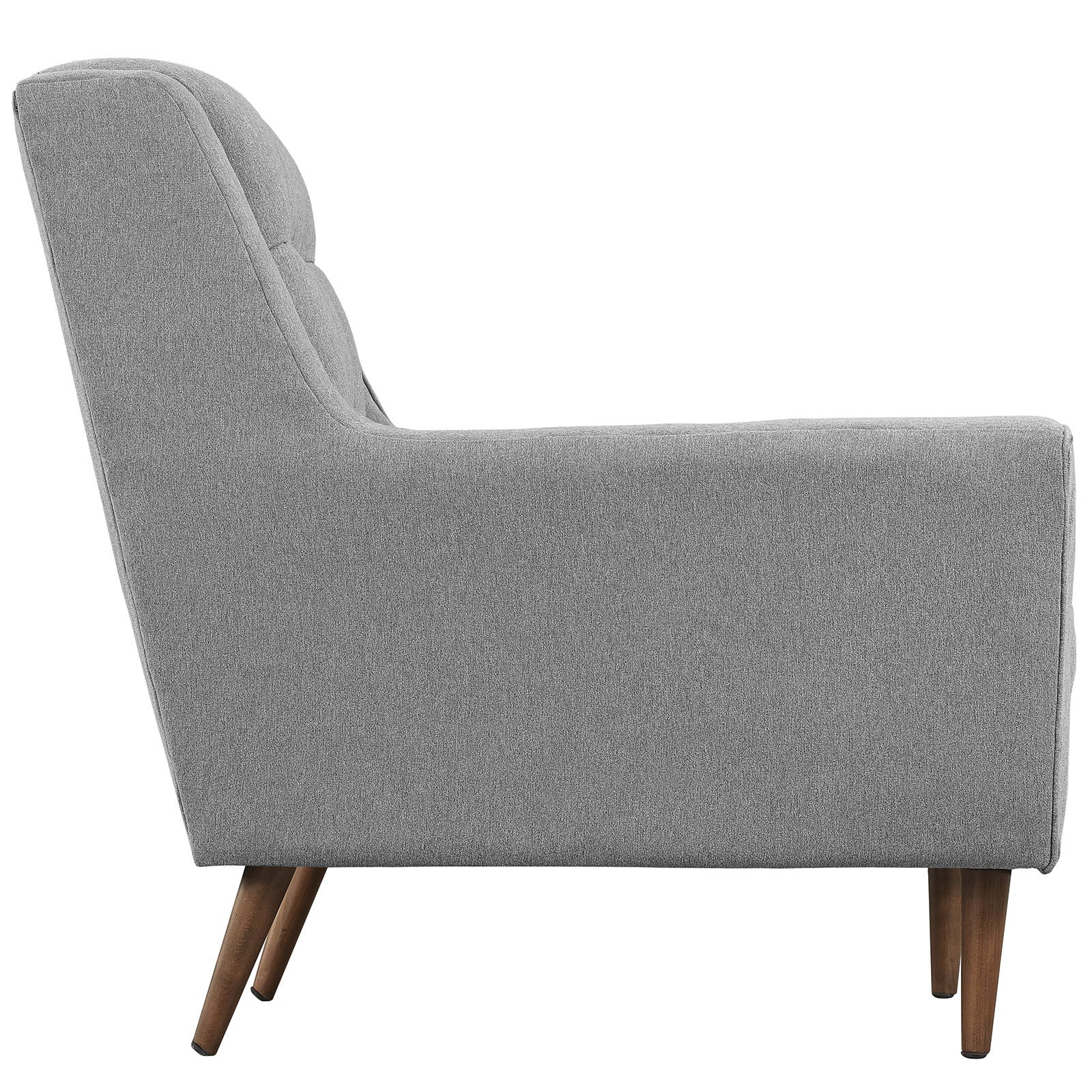 Reborn Fabric Armchair Expectation Gray