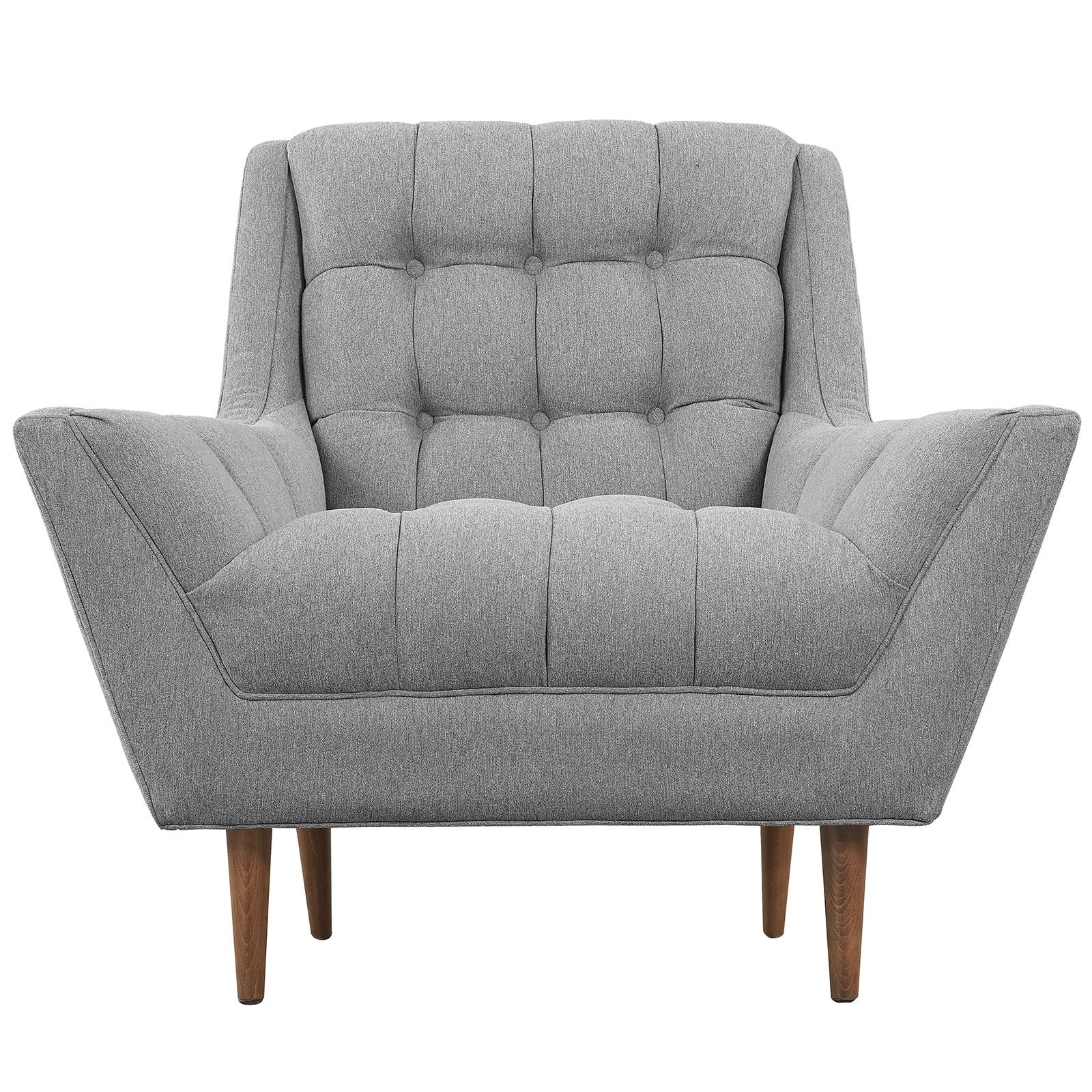 Reborn Fabric Armchair Expectation Gray