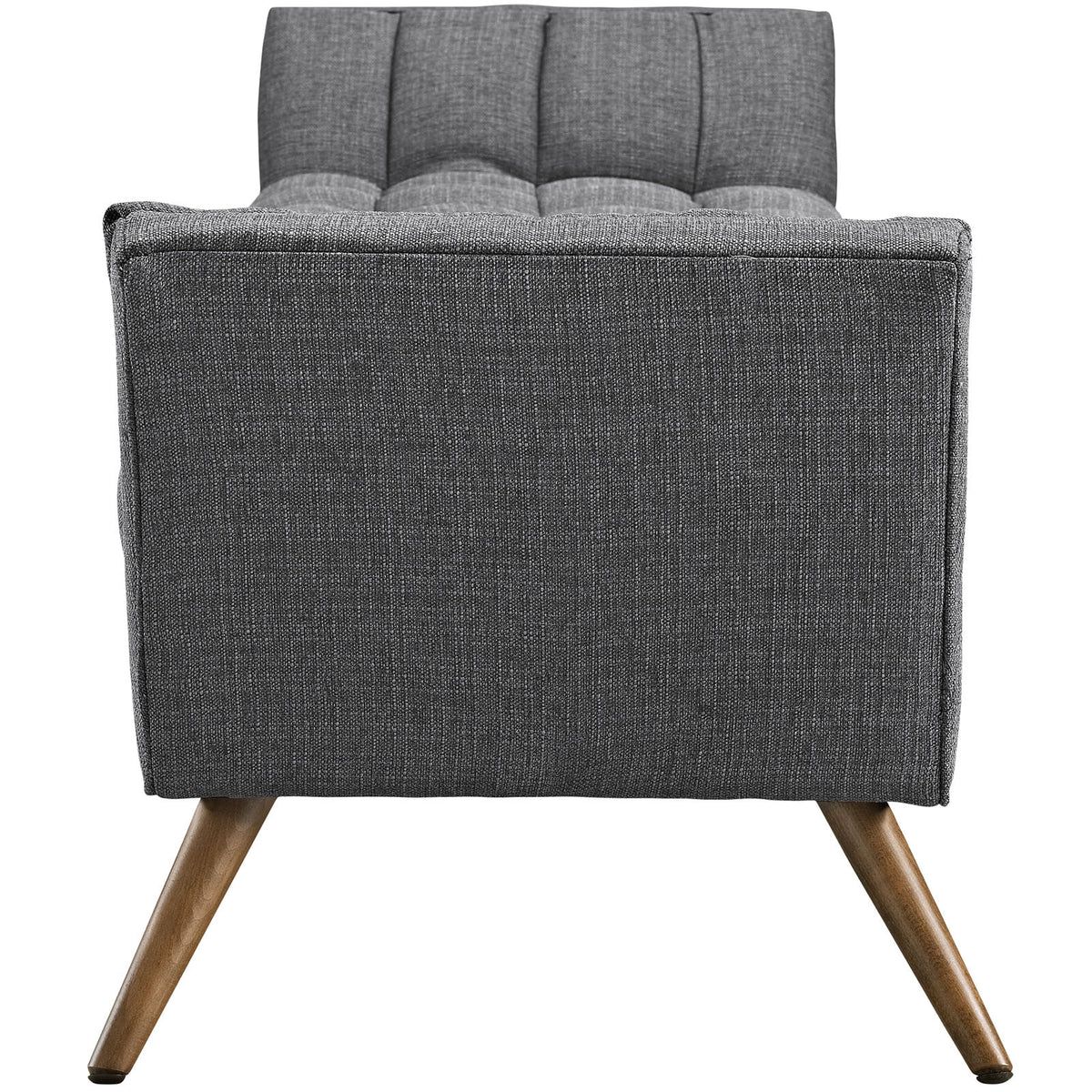 Reborn Fabric Bench Gray