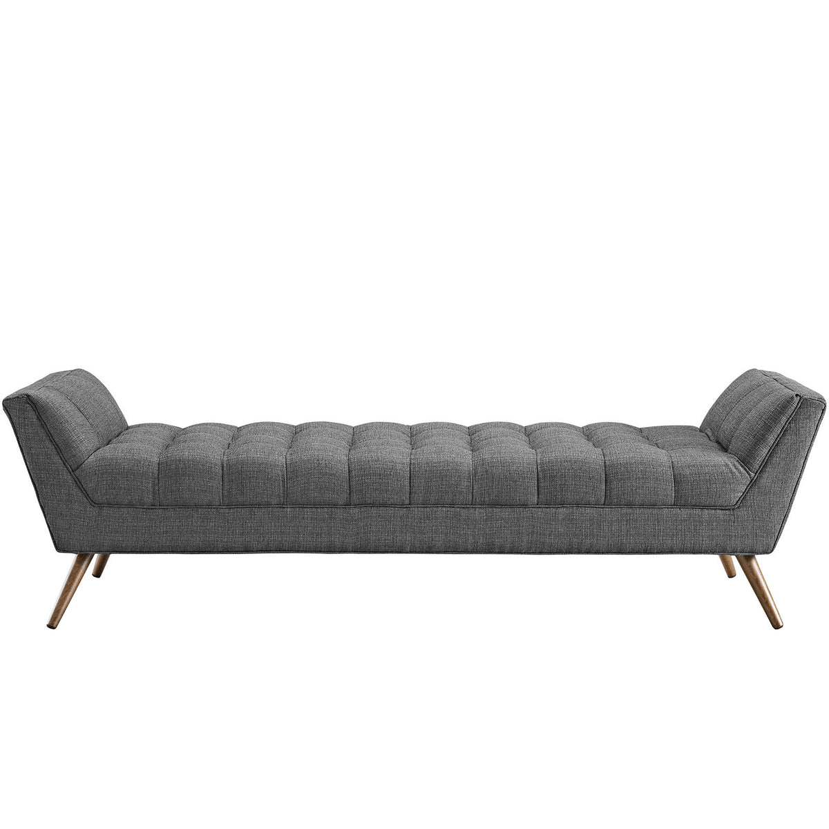 Reborn Fabric Bench Gray