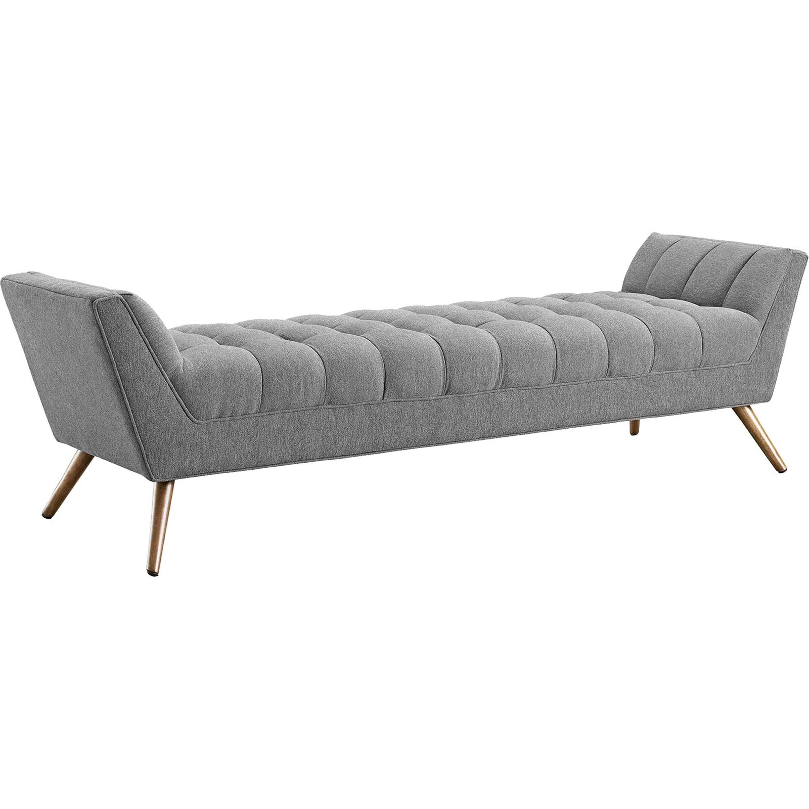 Reborn Fabric Bench Expectation Gray