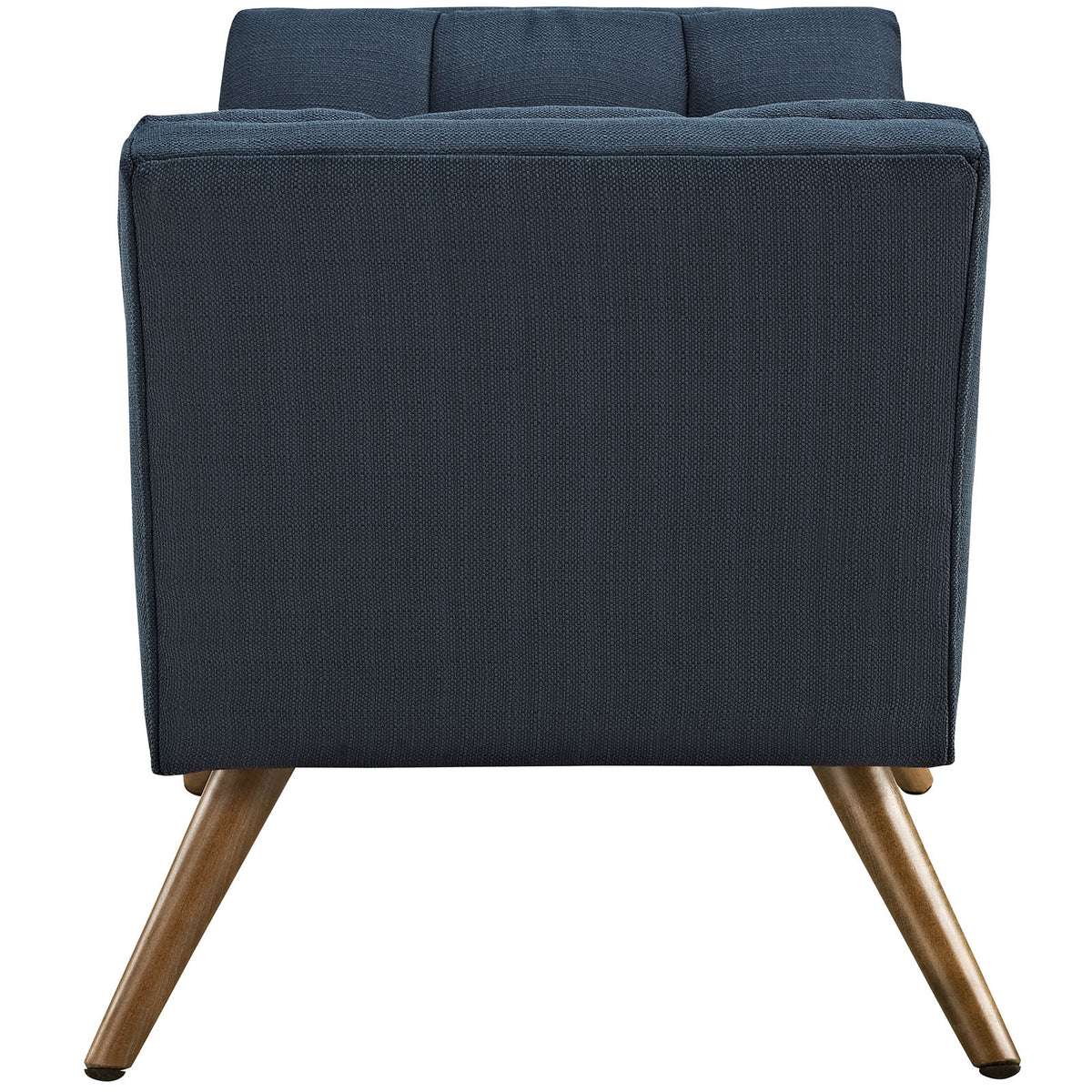 Reborn Fabric Short Ottoman Azure