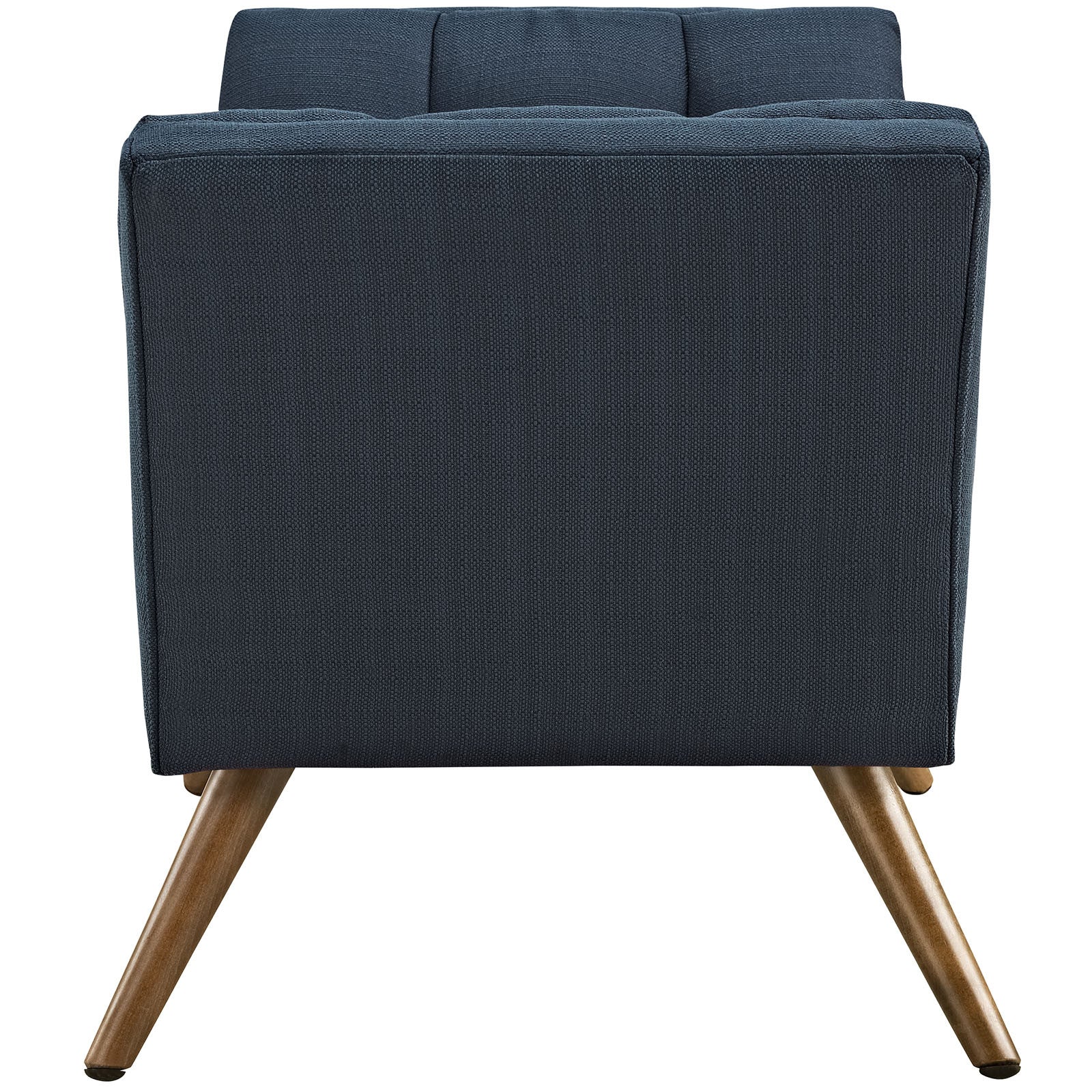 Reborn Fabric Short Ottoman Azure