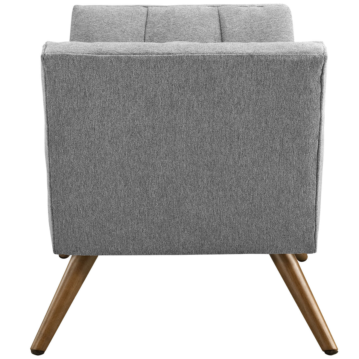 Reborn Fabric Short Ottoman Expectation Gray