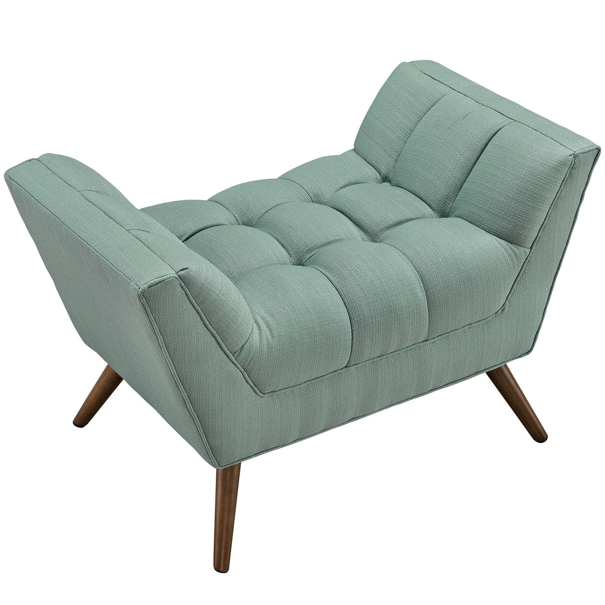 Reborn Fabric Short Ottoman Laguna