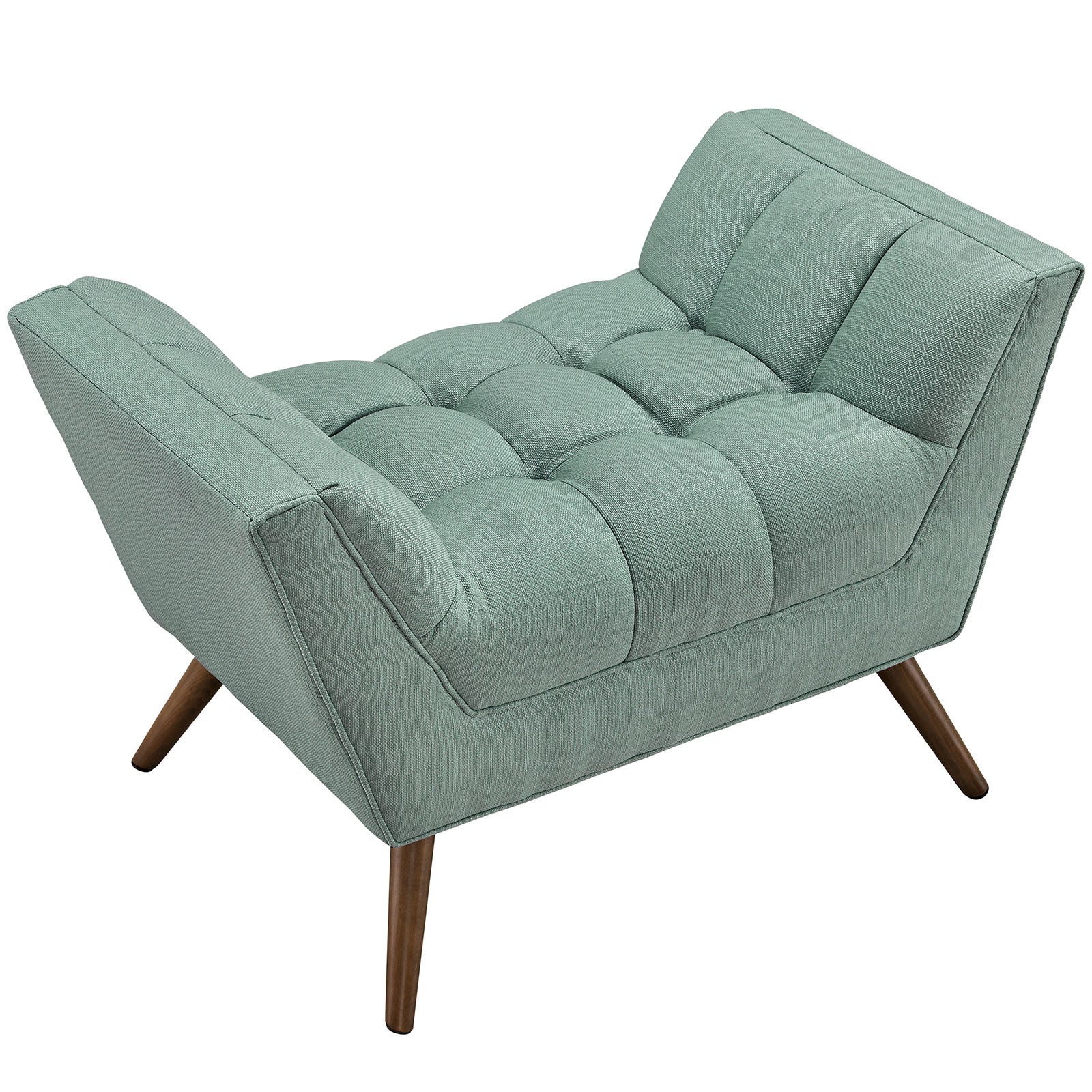 Reborn Fabric Short Ottoman Laguna