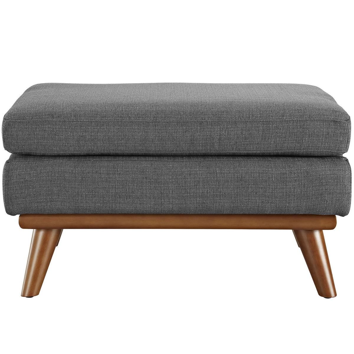 Emory Fabric Ottoman Gray