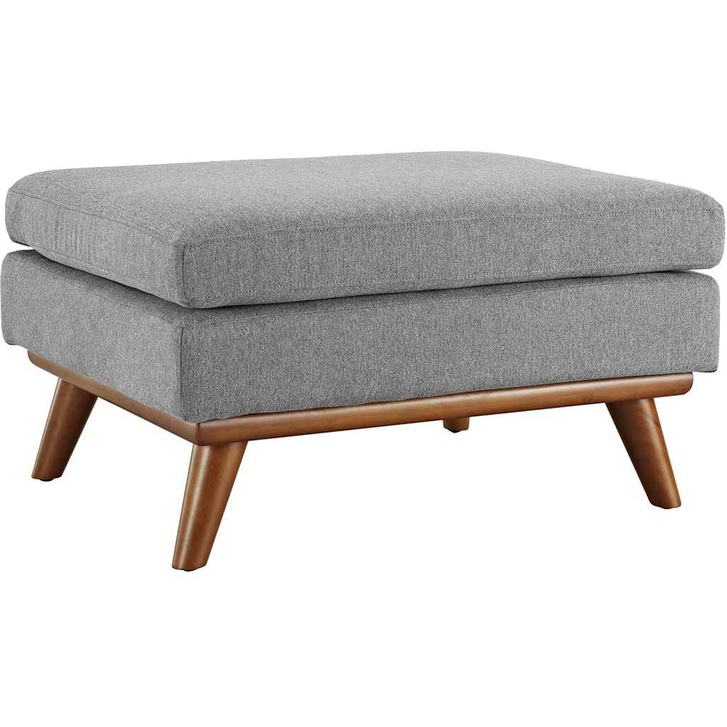 Emory Fabric Ottoman Expectation Gray