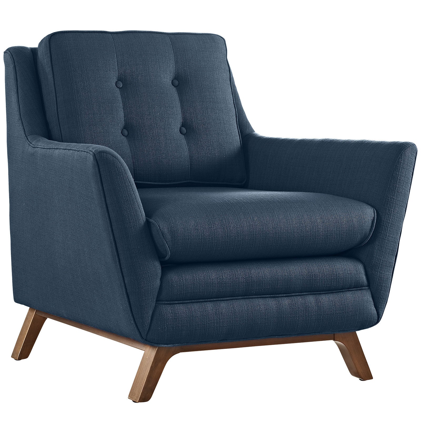 Beowulf Fabric Armchair Azure