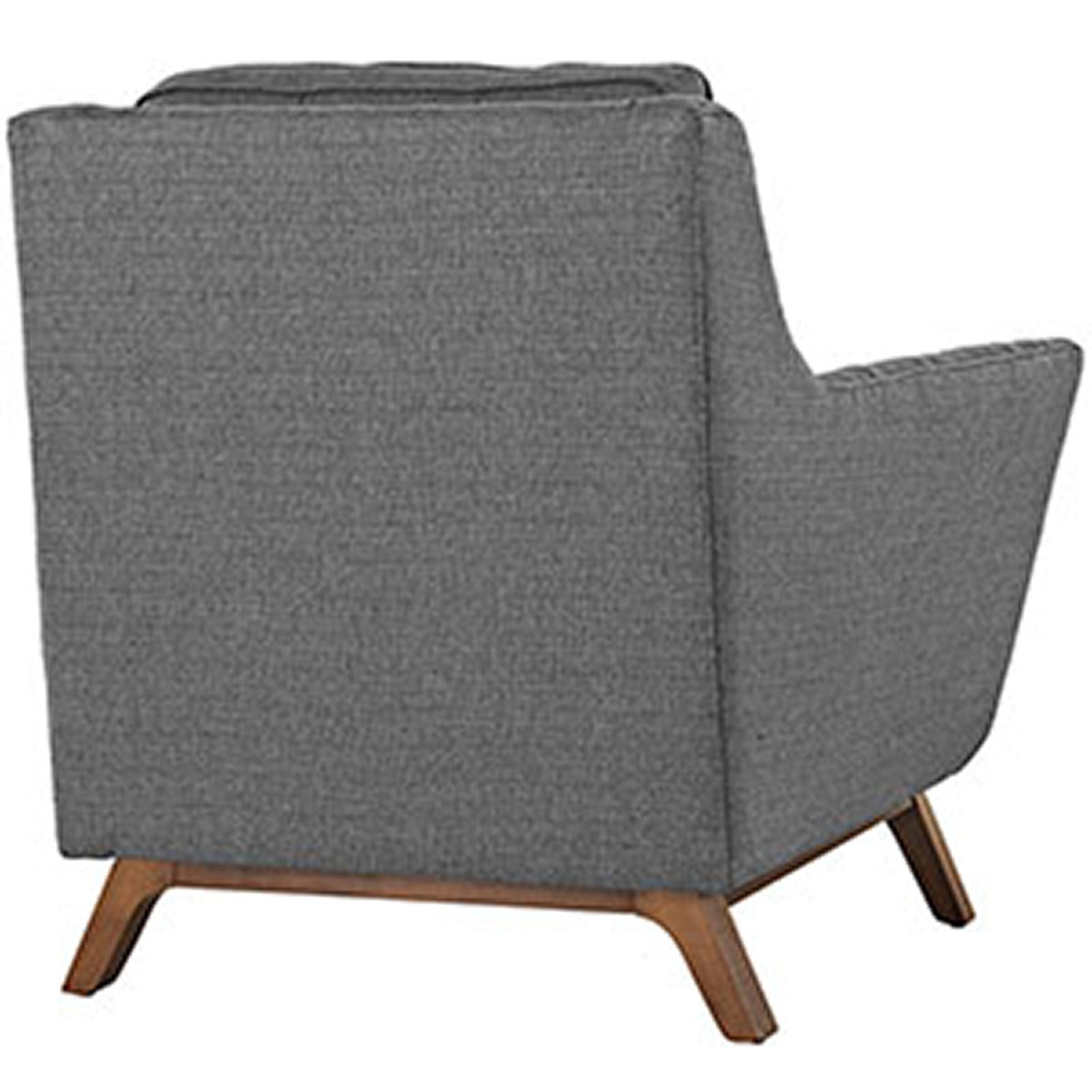Beowulf Fabric Armchair Gray