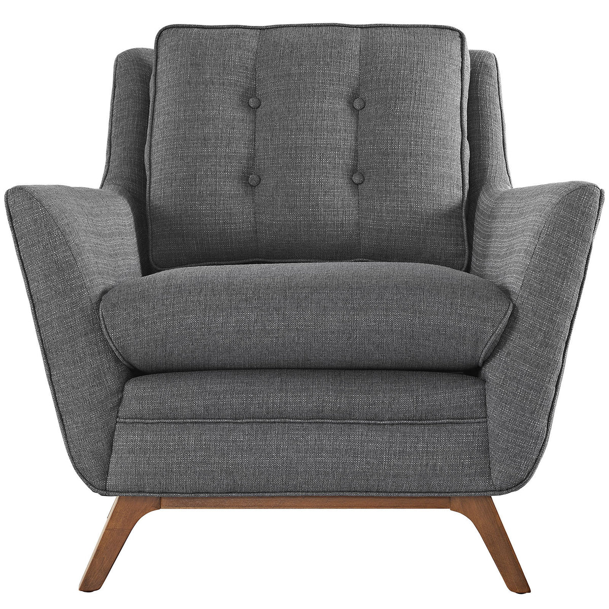 Beowulf Fabric Armchair Gray