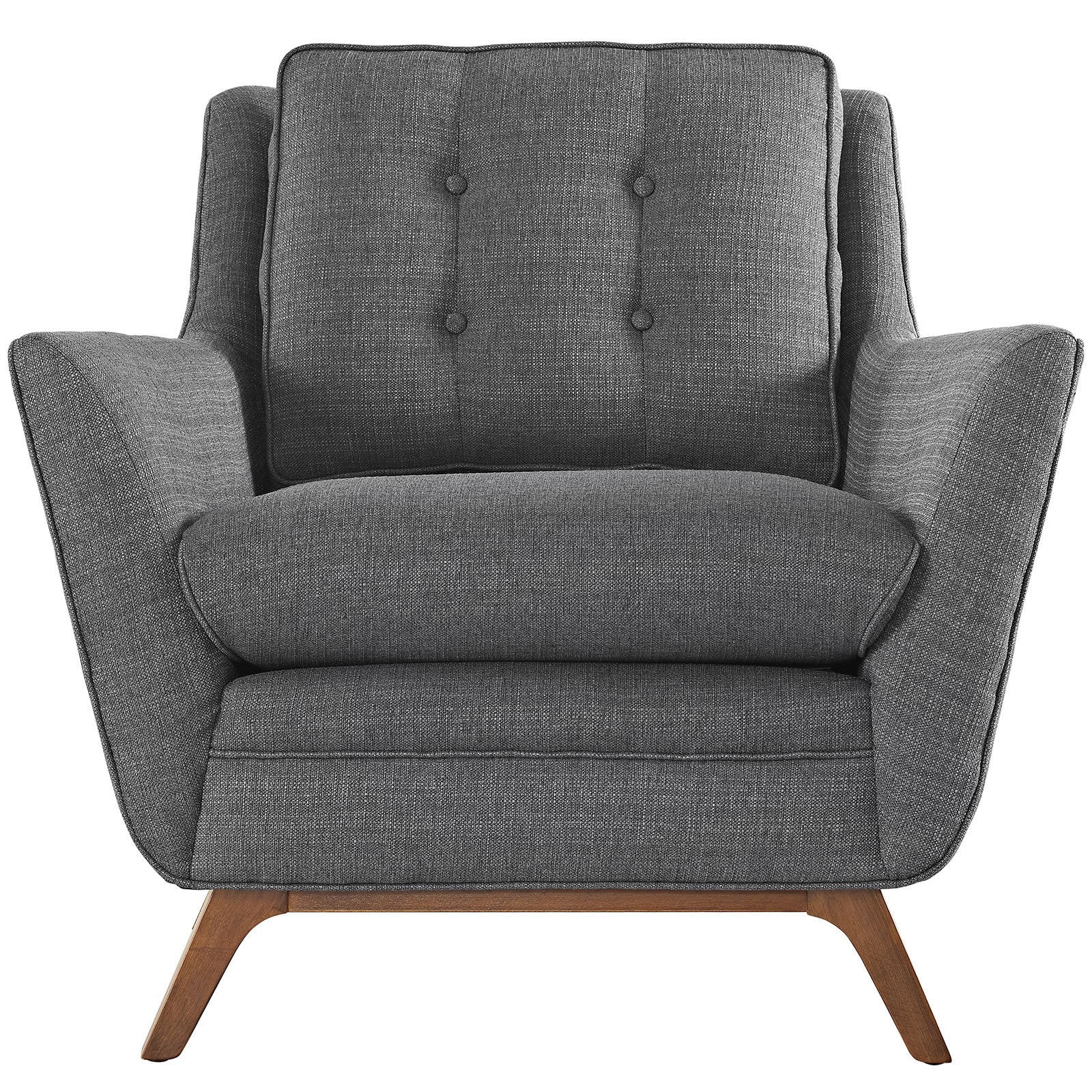 Beowulf Fabric Armchair Gray