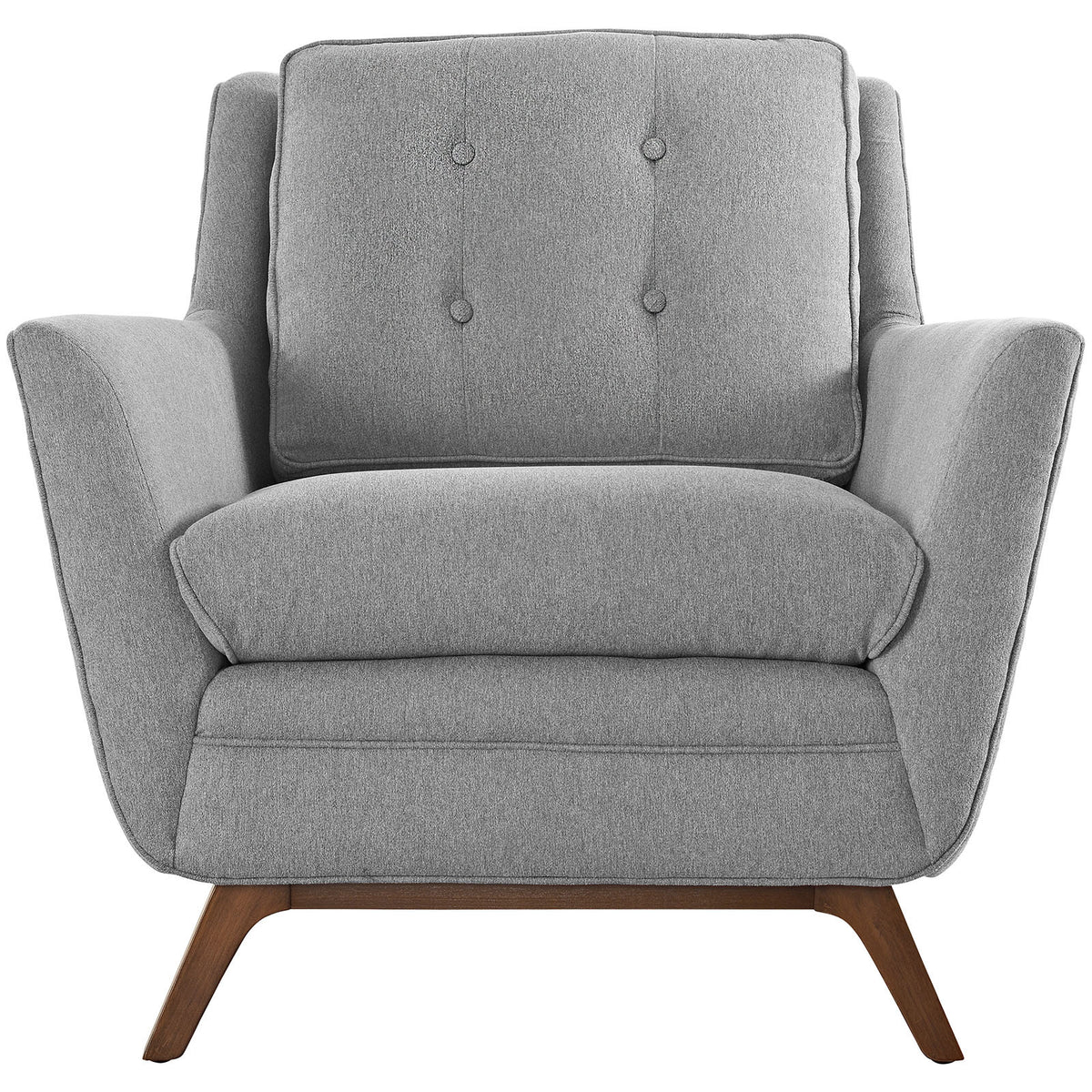 Beowulf Fabric Armchair Expectation Gray