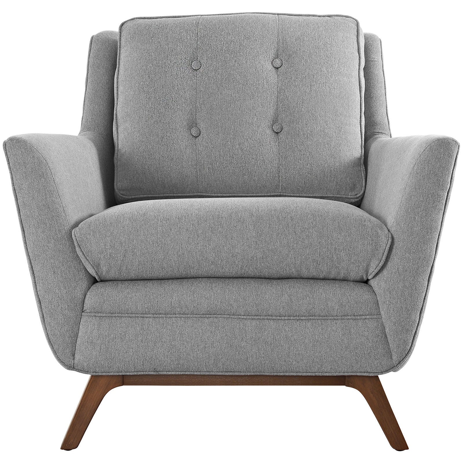 Beowulf Fabric Armchair Expectation Gray