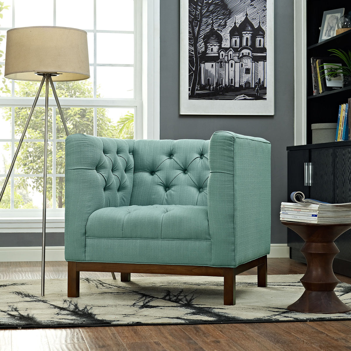 Paramour Fabric Armchair Laguna