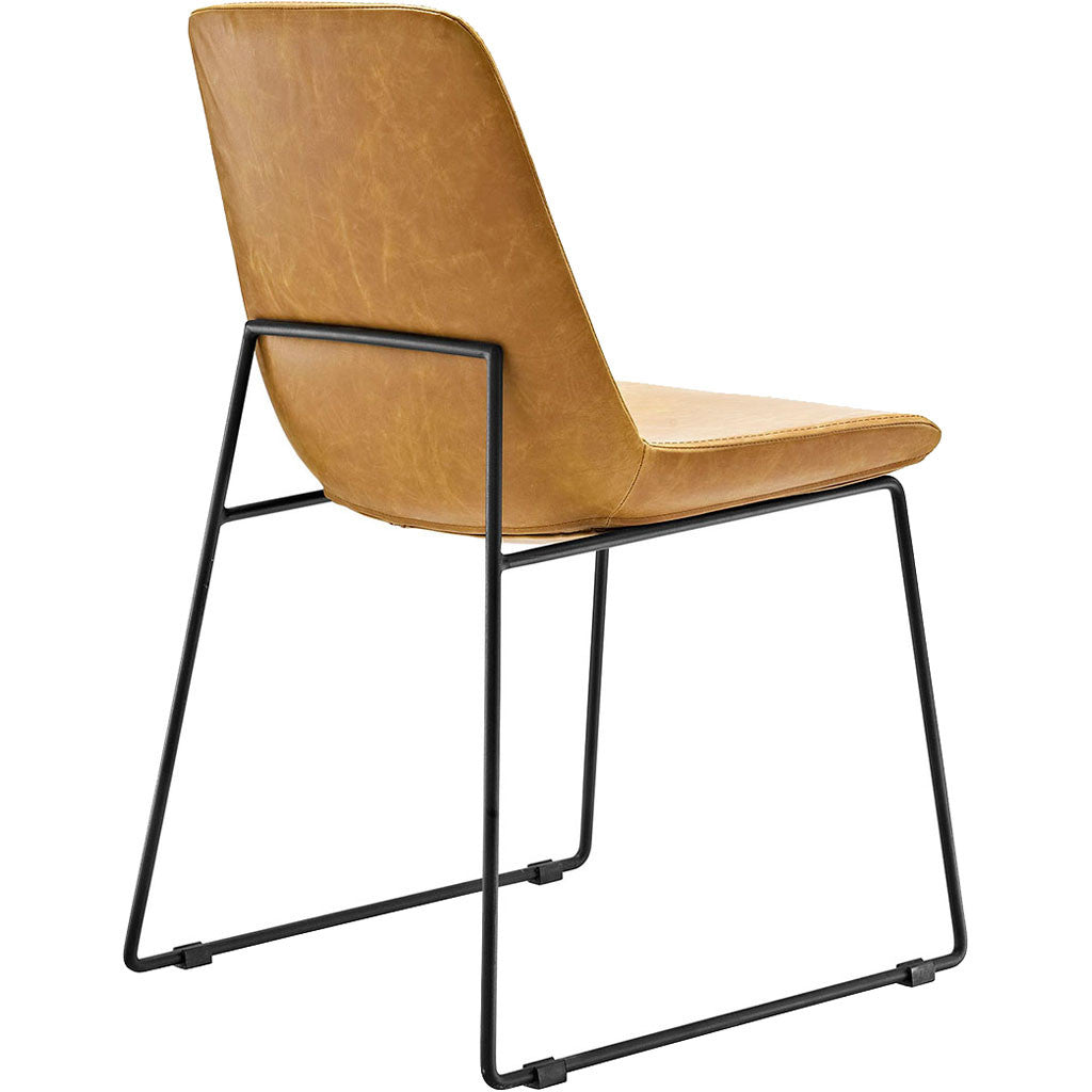 Invitation Dining Vinyl Side Chair Tan